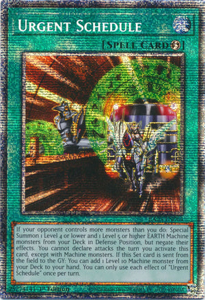 Yugioh - Urgent Schedule *Select Rarity* RA05-EN064 (NM)
