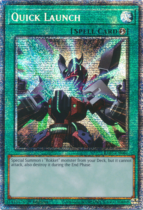 Yugioh - Quick Launch *Select Rarity* RA05-EN062 (NM)