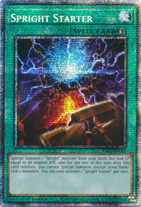 Yugioh - Spright Starter *Select Rarity* RA05-EN068 (NM)