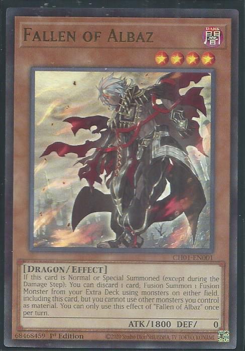 Yugioh - Fallen of Albaz *Ultra Rare* CH01-EN001 (NM)