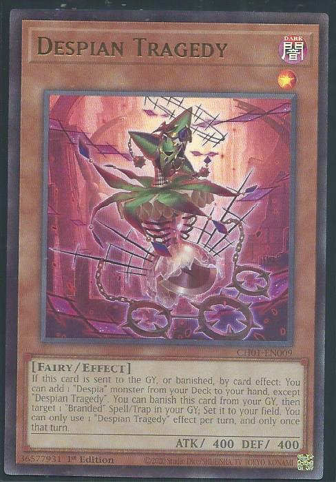 Yugioh - Despian Tragedy *Ultra Rare* CH01-EN009 (NM)