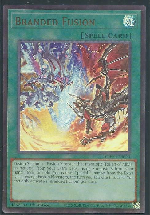 Yugioh - Branded Fusion *Ultra Rare* CH01-EN020 (NM)