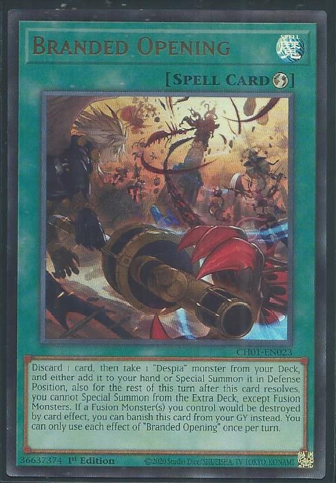 Yugioh - Branded Opening *Ultra Rare* CH01-EN023 (NM)