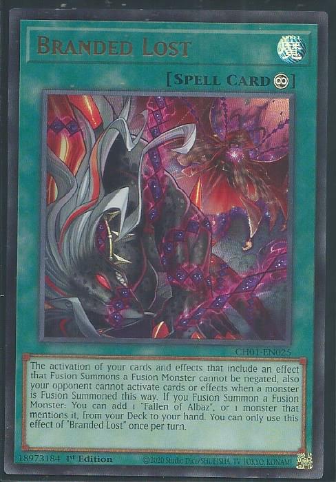 Yugioh - Branded Lost *Ultra Rare* CH01-EN025 (NM)