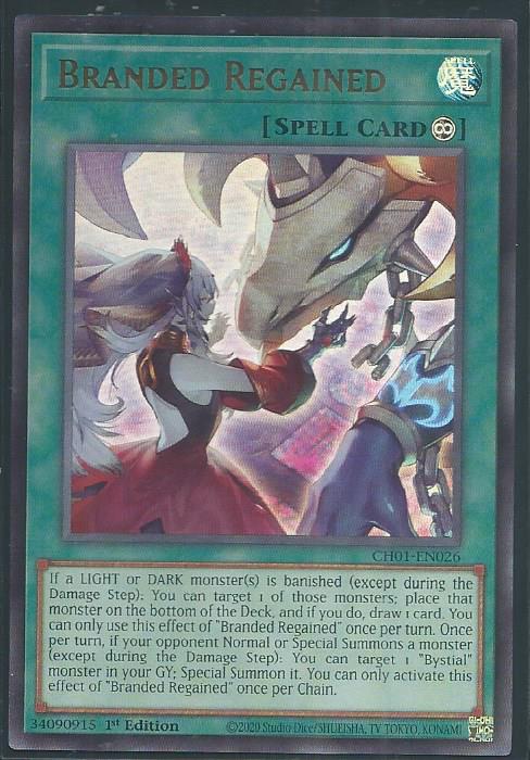 Yugioh - Branded Regained *Ultra Rare* CH01-EN026 (NM)