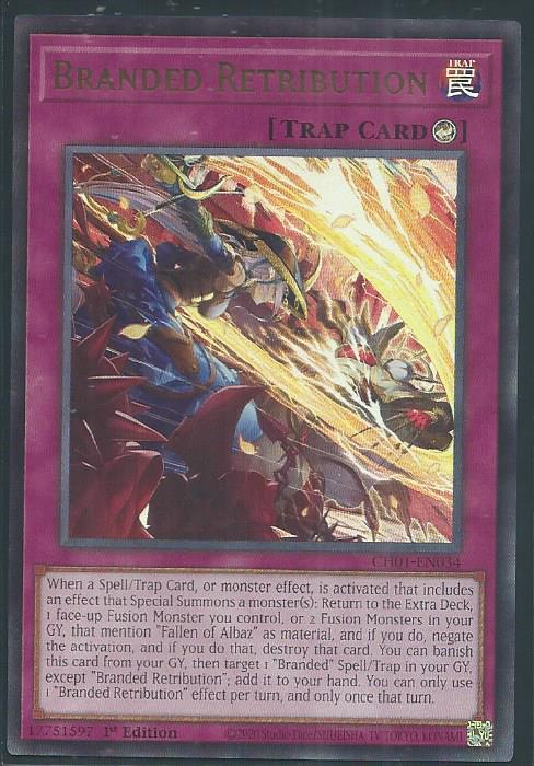 Yugioh - Branded Retribution *Ultra Rare* CH01-EN034 (NM)