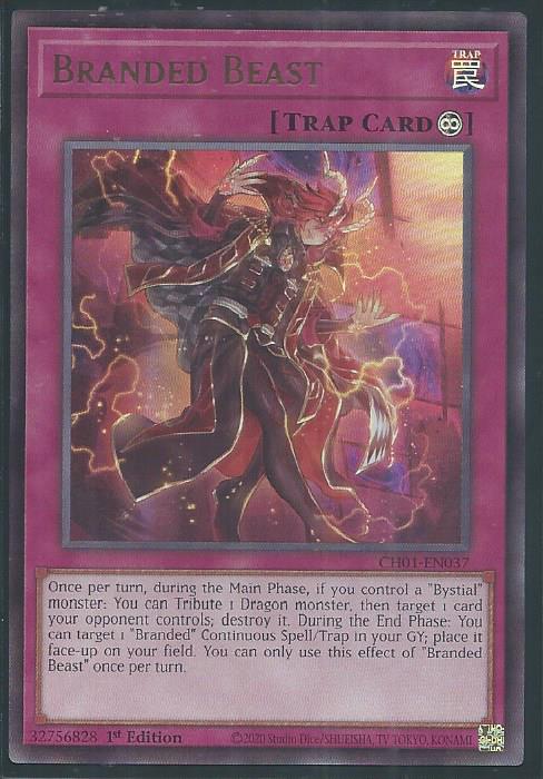 Yugioh - Branded Beast *Ultra Rare* CH01-EN037 (NM)