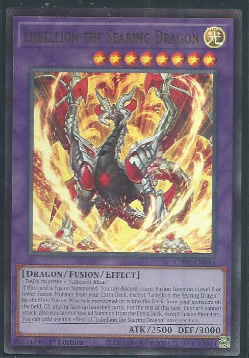 Yugioh - Lubellion The Searing Dragon *Ultra Rare* CH01-EN044 (NM)