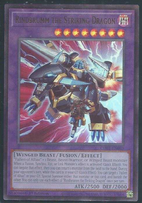 Yugioh - Rindbrumm The Striking Dragon *Ultra Rare* CH01-EN049 (NM)