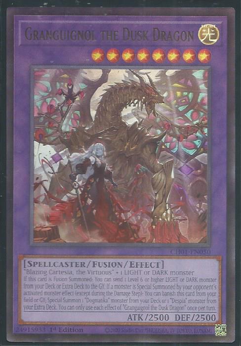 Yugioh - Granguignol The Dusk Dragon *Ultra Rare* CH01-EN050 (NM)