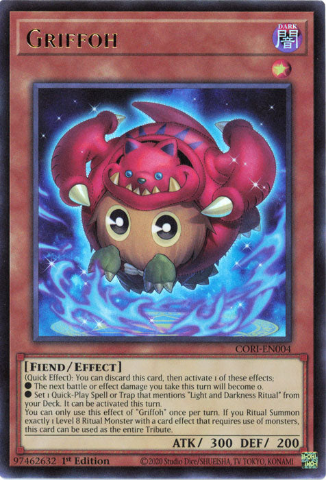 Yugioh - Griffoh *Ultra Rare* CORI-EN004 (NM)