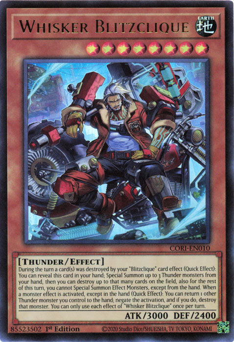 Yugioh - Whisker Blitzclique *Ultra Rare* CORI-EN010 (NM)