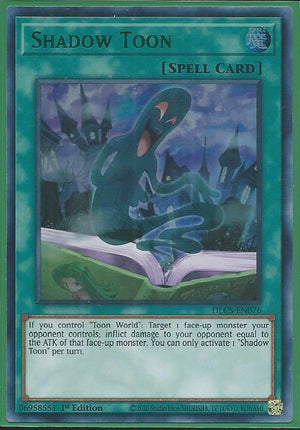 Yugioh - Shadow Toon *Green Ultra Rare* DLCS-EN076 (LP)