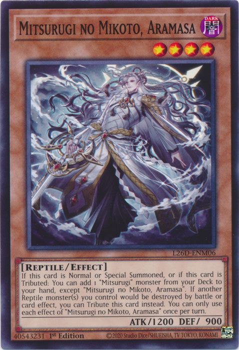 Yugioh - Mitsurugi no Mikoto, Aramasa *Common* L26D-ENM06 (NM)