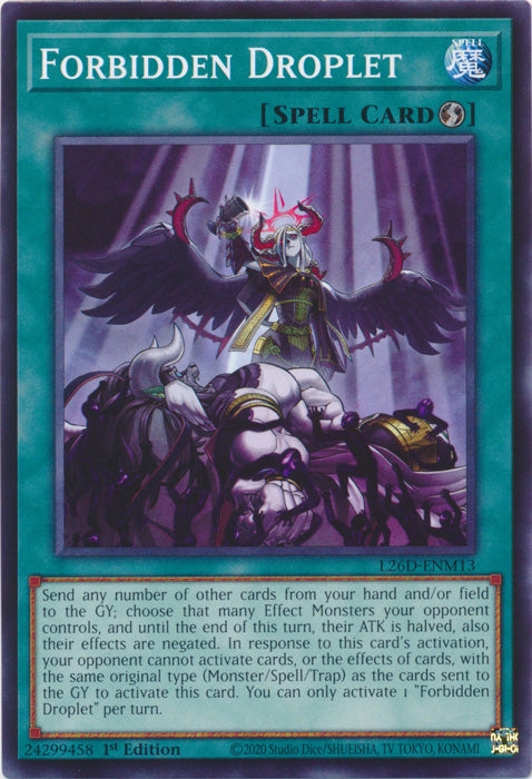 Yugioh - Forbidden Droplet *Common* L26D-ENM13 (NM)