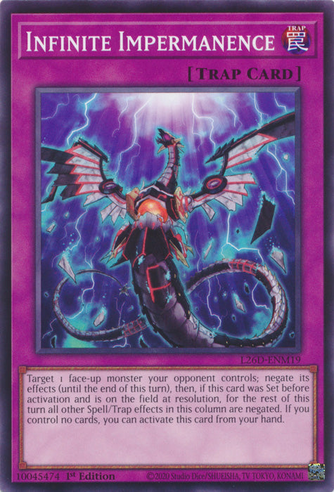 Yugioh - Infinite Impermanence *Common* L26D-ENM19 (NM)