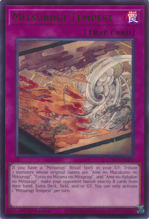 Yugioh - Mitsurugi Tempest *Ultra Rare* L26D-ENM21 (NM)