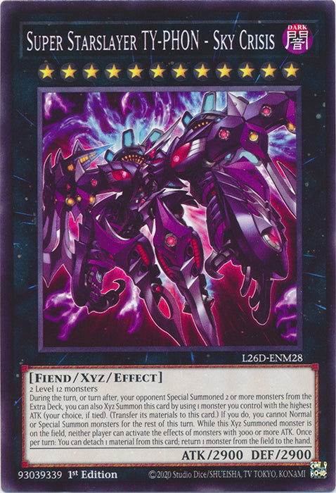 Yugioh - Super Starslayer TY-PHON - Sky Crisis *Common* L26D-ENM28 (NM)