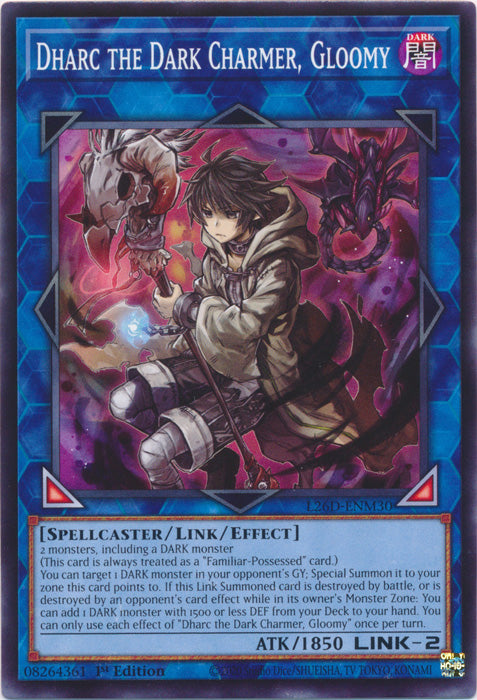 Yugioh - Dharc the Dark Charmer, Gloomy *Common* L26D-ENM30 (NM)