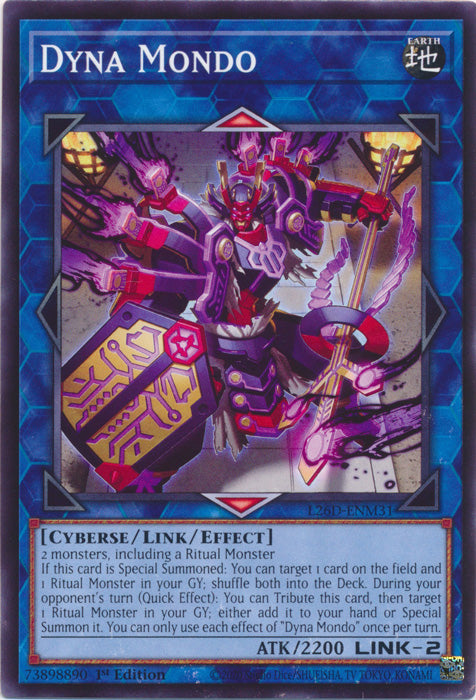 Yugioh - Dyna Mondo *Common* L26D-ENM31 (NM)