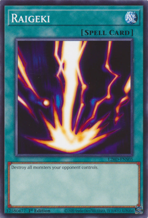 Yugioh - Raigeki *Common* L26D-ENS05 (NM)