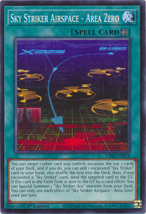 Yugioh - Sky Striker Airspace - Area Zero *Common* L26D-ENS19 (NM)
