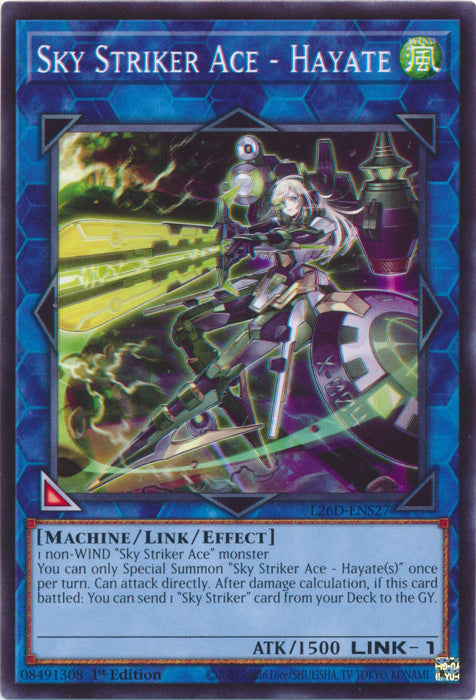 Yugioh - Sky Striker Ace - Hayate *Common* L26D-ENS27 (NM)