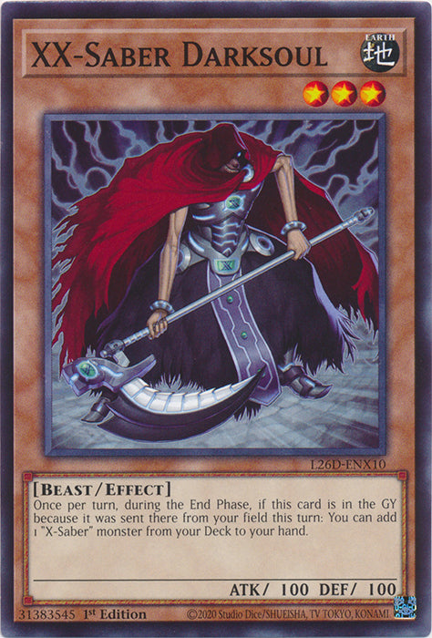 Yugioh - XX-Saber Darksoul *Common* L26D-ENX10 (NM)