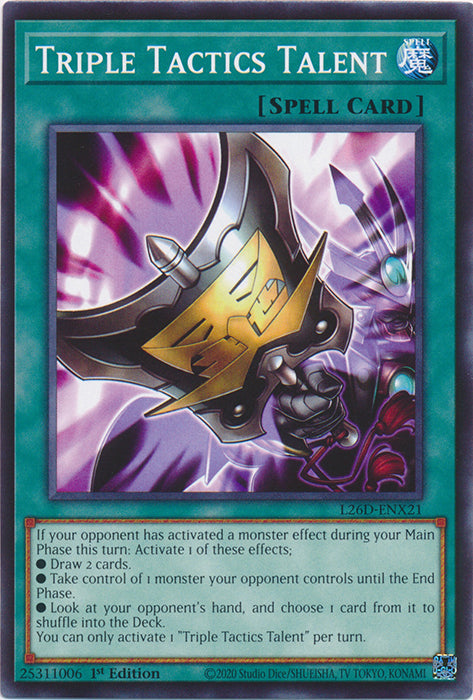 Yugioh - Triple Tactics Talent *Common* L26D-ENX21 (NM)