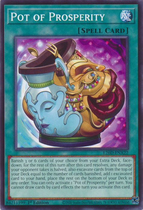 Yugioh - Pot of Prosperity *Common* L26D-ENX22 (NM)
