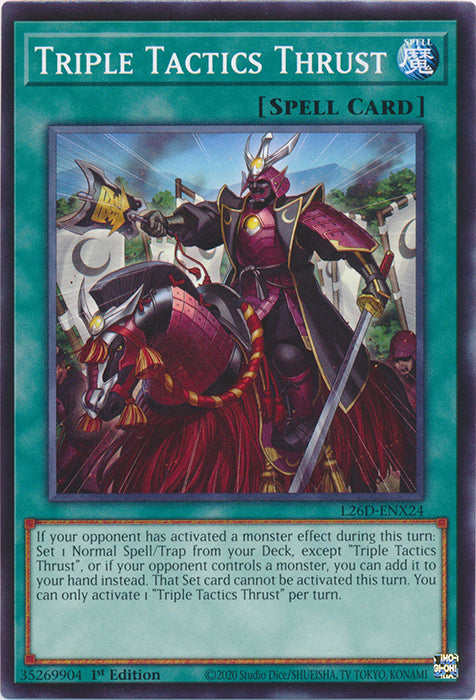 Yugioh - Triple Tactics Thrust *Common* L26D-ENX24 (NM)