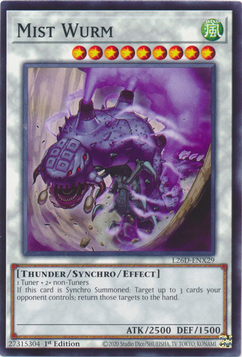 Yugioh - Mist Wurm *Common* L26D-ENX29 (NM)
