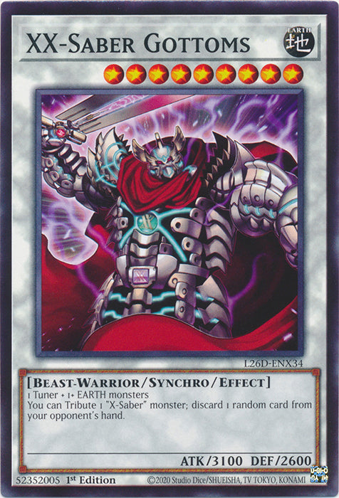 Yugioh - XX-Saber Gottoms *Common* L26D-ENX34 (NM)