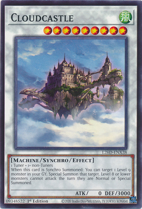 Yugioh - Cloudcastle *Common* L26D-ENX38 (NM)