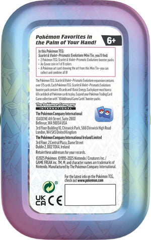 Pokemon - Prismatic Evolutions Mini Tin (SV8.5)