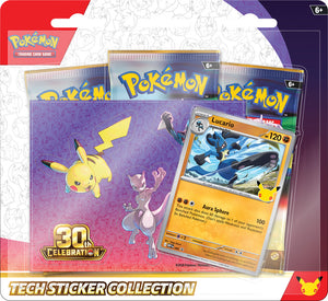 Pokémon - 30th Celebration Tech Sticker Collection
