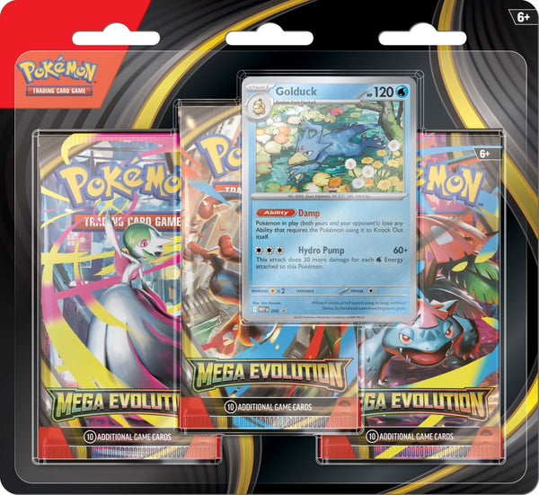 Pokémon - Mega Evolution Three Booster Blister (ME01)