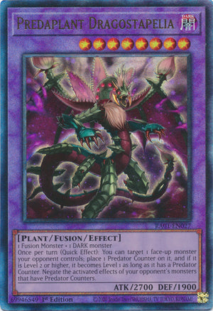 Yugioh - Predaplant Dragostapelia *Select Rarity* RA01-EN027 (NM)