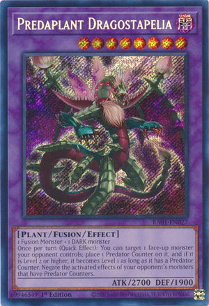 Yugioh - Predaplant Dragostapelia *Select Rarity* RA01-EN027 (NM)