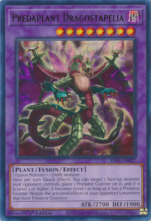 Yugioh - Predaplant Dragostapelia *Select Rarity* RA01-EN027 (NM)