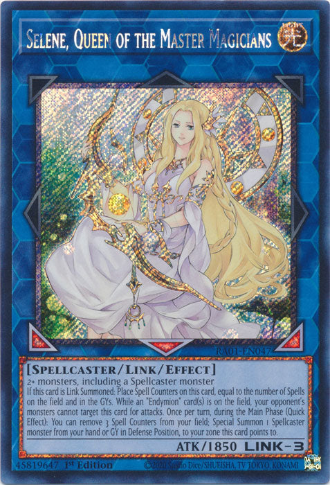 Yugioh - Selene, Queen of the Master Magicians *Select Rarity* RA01-EN047 (NM)