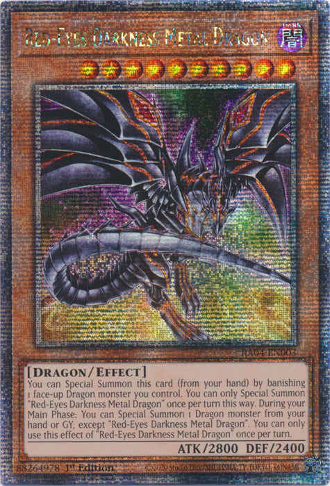 Yugioh - Red-Eyes Darkness Metal Dragon *QCSR* RA04-EN003 (NM)