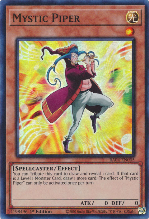 Yugioh - Mystic Piper *Select Rarity* RA04-EN005 (NM)