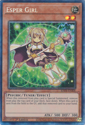 Yugioh - Esper Girl *Select Rarity* RA04-EN006 (NM)