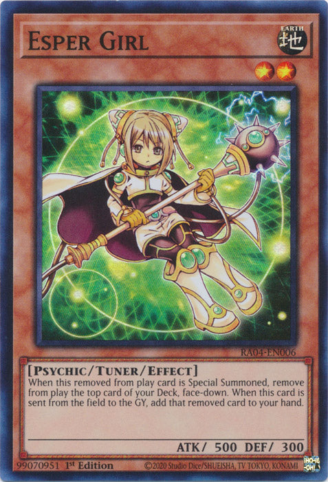 Yugioh - Esper Girl *Select Rarity* RA04-EN006 (NM)