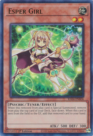 Yugioh - Esper Girl *Select Rarity* RA04-EN006 (NM)
