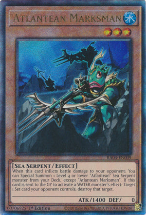 Yugioh - Atlantean Marksman *Select Rarity* RA04-EN009 (NM)