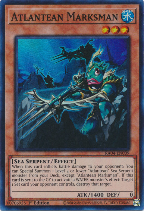 Yugioh - Atlantean Marksman *Select Rarity* RA04-EN009 (NM)