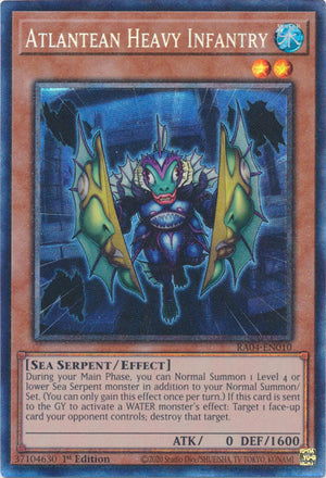 Yugioh - Atlantean Heavy Infantry *Select Rarity* RA04-EN010 (NM)