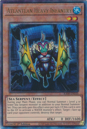 Yugioh - Atlantean Heavy Infantry *Select Rarity* RA04-EN010 (NM)